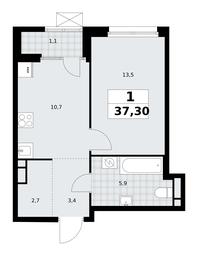Apartment Sale, 37.3 sq. m. at Dom na Zorge, Zorge Street, 25с2, Moscow, Russia #3
