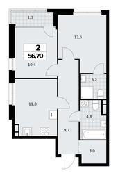 1-BD Apartment Sale, 56.7 sq. m. at Dom na Zorge, Zorge Street, 25с2, Moscow, Russia #3 1-BD Apartment Sale, 56.7 sq. m. at Dom na Zorge, Zorge Street, 25с2, Moscow, Russia #3