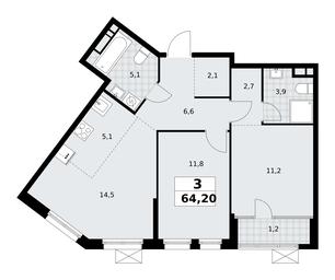 2-BD Apartment Sale, 64.2 sq. m. at Dom na Zorge, Zorge Street, 25с2, Moscow, Russia #3 2-BD Apartment Sale, 64.2 sq. m. at Dom na Zorge, Zorge Street, 25с2, Moscow, Russia #3