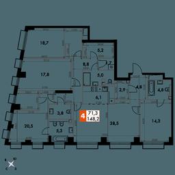 5-BD Apartment Sale, 148.2 sq. m. at Sydney City, Shenogina Street, 2, Moscow, Russia #2 5-BD Apartment Sale, 148.2 sq. m. at Sydney City, Shenogina Street, 2, Moscow, Russia #2