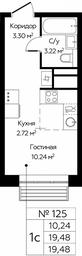 Apartment Sale, 19.48 sq. m. at Novograd Pavlino, Kosinskoye shosse, 2, Novoye Pavlino Microdistrict, Balashikha, Moscow Region, Russia #2 Apartment Sale, 19.48 sq. m. at Novograd Pavlino, Kosinskoye shosse, 2, Novoye Pavlino Microdistrict, Balashikha, Moscow Region, Russia #2
