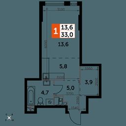 Apartment Sale, 33 sq. m. at Rotterdam, Varshavskoye Highway, 37Ак1с2, Moscow, Russia #2 Apartment Sale, 33 sq. m. at Rotterdam, Varshavskoye Highway, 37Ак1с2, Moscow, Russia #2