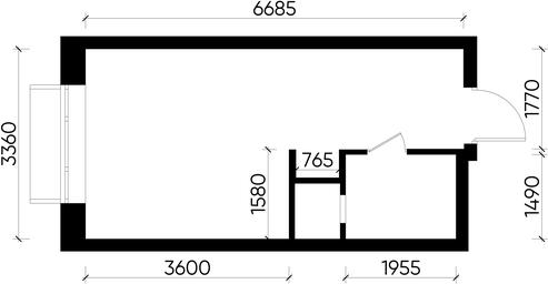 Apartment Sale, 21.26 sq. m. at Novograd Pavlino, Kosinskoye shosse, 2, Novoye Pavlino Microdistrict, Balashikha, Moscow Region, Russia #3
