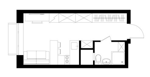 Apartment Sale, 21.26 sq. m. at Novograd Pavlino, Kosinskoye shosse, 2, Novoye Pavlino Microdistrict, Balashikha, Moscow Region, Russia #2