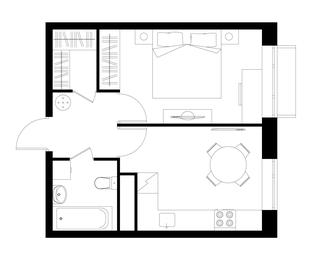 Apartment Sale, 33.61平方米 at Novograd Pavlino, Kosinskoye shosse, 2, Novoye Pavlino Microdistrict, Balashikha, Moscow Region, Russia #2