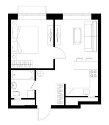 2-BD Apartment Sale, 36.9 sq. m. at Novograd Pavlino, Kosinskoye shosse, 2, Novoye Pavlino Microdistrict, Balashikha, Moscow Region, Russia #2 2-BD Apartment Sale, 36.9 sq. m. at Novograd Pavlino, Kosinskoye shosse, 2, Novoye Pavlino Microdistrict, Balashikha, Moscow Region, Russia #2