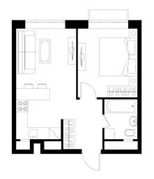 2-BD Apartment Sale, 37.11 sq. m. at Novograd Pavlino, Kosinskoye shosse, 2, Novoye Pavlino Microdistrict, Balashikha, Moscow Region, Russia #2 2-BD Apartment Sale, 37.11 sq. m. at Novograd Pavlino, Kosinskoye shosse, 2, Novoye Pavlino Microdistrict, Balashikha, Moscow Region, Russia #2