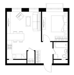 2-BD Apartment Sale, 43.39 sq. m. at Novograd Pavlino, Kosinskoye shosse, 2, Novoye Pavlino Microdistrict, Balashikha, Moscow Region, Russia #3 2-BD Apartment Sale, 43.39 sq. m. at Novograd Pavlino, Kosinskoye shosse, 2, Novoye Pavlino Microdistrict, Balashikha, Moscow Region, Russia #3