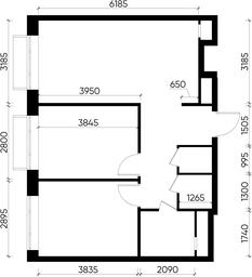 3-BD Apartment Sale, 56.33平方米 at Novograd Pavlino, Kosinskoye shosse, 2, Novoye Pavlino Microdistrict, Balashikha, Moscow Region, Russia #3