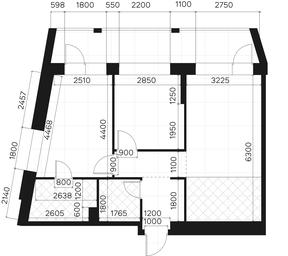 2-BD Apartment Sale, 63 sq. m. at Forst, Avtozavodskaya Street, 24, Moscow, Russia #2 2-BD Apartment Sale, 63 sq. m. at Forst, Avtozavodskaya Street, 24, Moscow, Russia #2