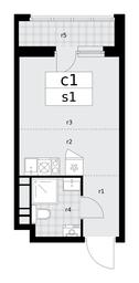 Apartment Sale, 20.8平方米 at Dzen-Kvartaly, ulitsa Aleksandry Monakhovoy, 2/3, Sosenskoye Settlement, Moscow, Russia #2