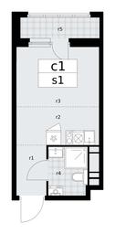 Apartment Sale, 20.7平方米 at Dzen-Kvartaly, ulitsa Aleksandry Monakhovoy, 2/3, Sosenskoye Settlement, Moscow, Russia #2