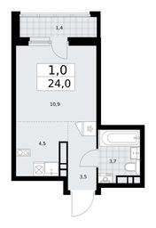Apartment Sale, 24 sq. m. at Dzen-Kvartaly, ulitsa Aleksandry Monakhovoy, 2/3, Sosenskoye Settlement, Moscow, Russia #3 Apartment Sale, 24 sq. m. at Dzen-Kvartaly, ulitsa Aleksandry Monakhovoy, 2/3, Sosenskoye Settlement, Moscow, Russia #3