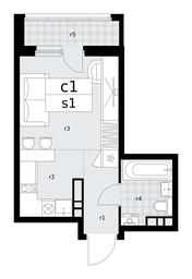 Apartment Sale, 24平方米 at Dzen-Kvartaly, ulitsa Aleksandry Monakhovoy, 2/3, Sosenskoye Settlement, Moscow, Russia #2