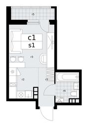 Apartment Sale, 24.3 sq. m. at Dzen-Kvartaly, ulitsa Aleksandry Monakhovoy, 2/3, Sosenskoye Settlement, Moscow, Russia #2 Apartment Sale, 24.3 sq. m. at Dzen-Kvartaly, ulitsa Aleksandry Monakhovoy, 2/3, Sosenskoye Settlement, Moscow, Russia #2