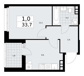 Apartment Sale, 33.7 sq. m. at Dzen-Kvartaly, ulitsa Aleksandry Monakhovoy, 2/3, Sosenskoye Settlement, Moscow, Russia #2 Apartment Sale, 33.7 sq. m. at Dzen-Kvartaly, ulitsa Aleksandry Monakhovoy, 2/3, Sosenskoye Settlement, Moscow, Russia #2