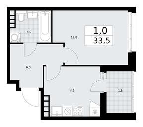 Apartment Sale, 33.5平方米 at Dzen-Kvartaly, ulitsa Aleksandry Monakhovoy, 2/3, Sosenskoye Settlement, Moscow, Russia #2 Apartment Sale, 33.5平方米 at Dzen-Kvartaly, ulitsa Aleksandry Monakhovoy, 2/3, Sosenskoye Settlement, Moscow, Russia #2