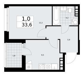 Apartment Sale, 33.6平方米 at Dzen-Kvartaly, ulitsa Aleksandry Monakhovoy, 2/3, Sosenskoye Settlement, Moscow, Russia #2 Apartment Sale, 33.6平方米 at Dzen-Kvartaly, ulitsa Aleksandry Monakhovoy, 2/3, Sosenskoye Settlement, Moscow, Russia #2