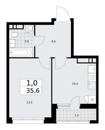 Apartment Sale, 35.6 sq. m. at Dzen-Kvartaly, ulitsa Aleksandry Monakhovoy, 2/3, Sosenskoye Settlement, Moscow, Russia #3 Apartment Sale, 35.6 sq. m. at Dzen-Kvartaly, ulitsa Aleksandry Monakhovoy, 2/3, Sosenskoye Settlement, Moscow, Russia #3