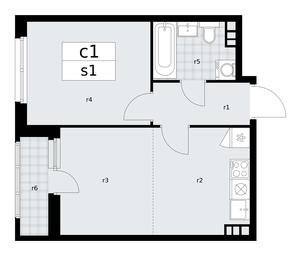 1-BD Apartment Sale, 38.8平方米 at Dzen-Kvartaly, ulitsa Aleksandry Monakhovoy, 2/3, Sosenskoye Settlement, Moscow, Russia #2 1-BD Apartment Sale, 38.8平方米 at Dzen-Kvartaly, ulitsa Aleksandry Monakhovoy, 2/3, Sosenskoye Settlement, Moscow, Russia #2