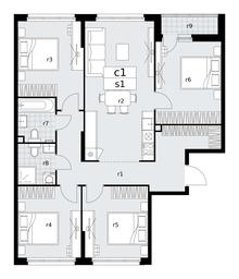 2-BD Apartment Sale, 95.1 sq. m. at Dzen-Kvartaly, ulitsa Aleksandry Monakhovoy, 2/3, Sosenskoye Settlement, Moscow, Russia #2