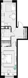 Apartment Sale, 40.2平方米 at Tsvetochnye Poliany, kvartal № 23, Filimonkovskoye Municipal Formation, Moscow, Russia #4