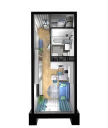 Apartment Sale, 22.51 sq. m. at Kvartal Rumyantsevo, ulitsa Admirala Kornilova, с1, Mosrentgen Settlement, Moscow, Russia #4