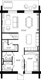 Apartment Sale, 234.63平方米 at River Residences, Tamanskaya Street, 1, Moscow, Russia #4