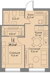 1-BD Apartment Sale, 39.3平方米 at Stories, zhiloy kompleks Storis na Mosfilmovskoy, kvartal Kinematograficheskiy, Moscow, Russia #3 1-BD Apartment Sale, 39.3平方米 at Stories, zhiloy kompleks Storis na Mosfilmovskoy, kvartal Kinematograficheskiy, Moscow, Russia #3