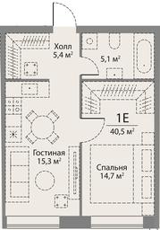 1-BD Apartment Sale, 40.5 sq. m. at Stories, zhiloy kompleks Storis na Mosfilmovskoy, kvartal Kinematograficheskiy, Moscow, Russia #2 1-BD Apartment Sale, 40.5 sq. m. at Stories, zhiloy kompleks Storis na Mosfilmovskoy, kvartal Kinematograficheskiy, Moscow, Russia #2