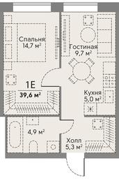 1-BD Apartment Sale, 39.6 sq. m. at Stories, zhiloy kompleks Storis na Mosfilmovskoy, kvartal Kinematograficheskiy, Moscow, Russia #3 1-BD Apartment Sale, 39.6 sq. m. at Stories, zhiloy kompleks Storis na Mosfilmovskoy, kvartal Kinematograficheskiy, Moscow, Russia #3