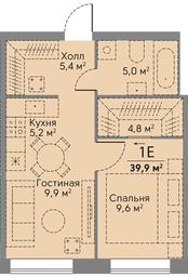 1-BD Apartment Sale, 39.9 sq. m. at Stories, zhiloy kompleks Storis na Mosfilmovskoy, kvartal Kinematograficheskiy, Moscow, Russia #3 1-BD Apartment Sale, 39.9 sq. m. at Stories, zhiloy kompleks Storis na Mosfilmovskoy, kvartal Kinematograficheskiy, Moscow, Russia #3