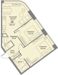 1-BD Apartment Sale, 39.9 sq. m. at Stories, zhiloy kompleks Storis na Mosfilmovskoy, kvartal Kinematograficheskiy, Moscow, Russia #2 1-BD Apartment Sale, 39.9 sq. m. at Stories, zhiloy kompleks Storis na Mosfilmovskoy, kvartal Kinematograficheskiy, Moscow, Russia #2