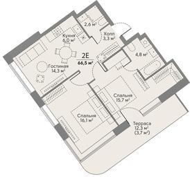 2-BD Apartment Sale, 66.5 sq. m. at Stories, zhiloy kompleks Storis na Mosfilmovskoy, kvartal Kinematograficheskiy, Moscow, Russia #3 2-BD Apartment Sale, 66.5 sq. m. at Stories, zhiloy kompleks Storis na Mosfilmovskoy, kvartal Kinematograficheskiy, Moscow, Russia #3