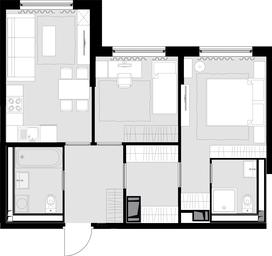 2-BD Apartment Sale, 62.3平方米 at Malevich, Otradnaya Street, 8, Moscow, Russia #3 2-BD Apartment Sale, 62.3平方米 at Malevich, Otradnaya Street, 8, Moscow, Russia #3