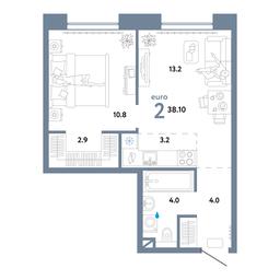 1-BD Apartment Sale, 38.1 sq. m. at Strana.Ozernaya, Ozyornaya Street, 42с7, Moscow, Russia #4