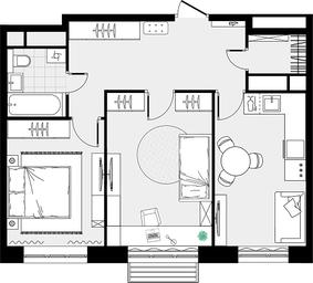 1-BD Apartment Sale, 54.61 sq. m. at Novograd Pavlino, Kosinskoye shosse, 2, Novoye Pavlino Microdistrict, Balashikha, Moscow Region, Russia #2 1-BD Apartment Sale, 54.61 sq. m. at Novograd Pavlino, Kosinskoye shosse, 2, Novoye Pavlino Microdistrict, Balashikha, Moscow Region, Russia #2