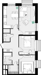 2-BD Apartment Sale, 72.43 sq. m. at Novograd Pavlino, Kosinskoye shosse, 2, Novoye Pavlino Microdistrict, Balashikha, Moscow Region, Russia #2 2-BD Apartment Sale, 72.43 sq. m. at Novograd Pavlino, Kosinskoye shosse, 2, Novoye Pavlino Microdistrict, Balashikha, Moscow Region, Russia #2
