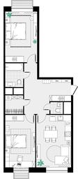 2-BD Apartment Sale, 70.13 sq. m. at Novograd Pavlino, Kosinskoye shosse, 2, Novoye Pavlino Microdistrict, Balashikha, Moscow Region, Russia #2 2-BD Apartment Sale, 70.13 sq. m. at Novograd Pavlino, Kosinskoye shosse, 2, Novoye Pavlino Microdistrict, Balashikha, Moscow Region, Russia #2