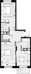 Продажа 1-комн. квартиры, 58 м² в ЖК «Цветочные Поляны», квартал № 23, поселение Филимонковское, Москва, Россия #3 Продажа 1-комн. квартиры, 58 м² в ЖК «Цветочные Поляны», квартал № 23, поселение Филимонковское, Москва, Россия #3
