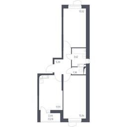 Продажа 1-комн. квартиры, 51,2 м² в ЖК «Пригород Лесное», Молодёжный бульвар, 6, деревня Мисайлово, Ленинский городской округ, Московская область, Россия #2 Продажа 1-комн. квартиры, 51,2 м² в ЖК «Пригород Лесное», Молодёжный бульвар, 6, деревня Мисайлово, Ленинский городской округ, Московская область, Россия #2