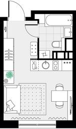 Apartment Sale, 21 sq. m. at Tsvetochnye Poliany, kvartal № 23, Filimonkovskoye Municipal Formation, Moscow, Russia #4