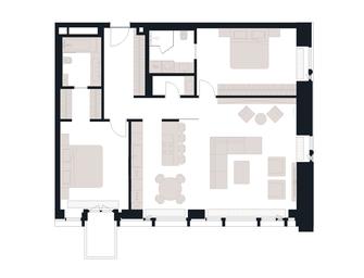 2-BD Apartment Sale, 116.9平方米 at Victory Park Residences, Bratyev Fonchenko Street, вл3, Moscow, Russia #3 2-BD Apartment Sale, 116.9平方米 at Victory Park Residences, Bratyev Fonchenko Street, вл3, Moscow, Russia #3