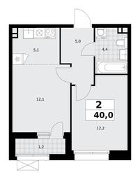 1-BD Apartment Sale, 40平方米 at Buninskie Kvartaly, Akademika Semyonova Street, 22, Moscow, Russia #3 1-BD Apartment Sale, 40平方米 at Buninskie Kvartaly, Akademika Semyonova Street, 22, Moscow, Russia #3