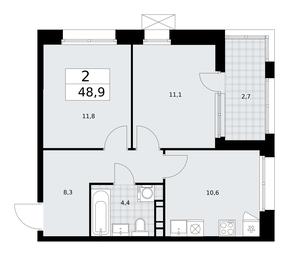 1-BD Apartment Sale, 48.9平方米 at Buninskie Kvartaly, Akademika Semyonova Street, 22, Moscow, Russia #2 1-BD Apartment Sale, 48.9平方米 at Buninskie Kvartaly, Akademika Semyonova Street, 22, Moscow, Russia #2