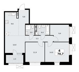 3-BD Apartment Sale, 78.7平方米 at Buninskie Kvartaly, Akademika Semyonova Street, 22, Moscow, Russia #3 3-BD Apartment Sale, 78.7平方米 at Buninskie Kvartaly, Akademika Semyonova Street, 22, Moscow, Russia #3