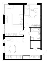 2-BD Apartment Sale, 63平方米 at Pervyi Moskovskiy, ulitsa Bianki, 1, Moskovskiy, Moscow, Russia #2