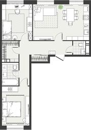2-BD Apartment Sale, 69 sq. m. at Eko Bunino, prospekt Kuprina, 34к1, Sosenskoye Settlement, Moscow, Russia #2 2-BD Apartment Sale, 69 sq. m. at Eko Bunino, prospekt Kuprina, 34к1, Sosenskoye Settlement, Moscow, Russia #2