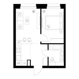 1-BD Apartment Sale, 35 sq. m. at Polar, Polyarnaya Street, 39Б, Moscow, Russia #2 1-BD Apartment Sale, 35 sq. m. at Polar, Polyarnaya Street, 39Б, Moscow, Russia #2