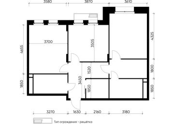 2-BD Apartment Sale, 77.6 sq. m. at Rezidentsii Skolkovo, Kashtanovaya ulitsa, 1, rabochiy posyolok Zarechye, Odintsovskiy City District, Moscow Region, Russia #3 2-BD Apartment Sale, 77.6 sq. m. at Rezidentsii Skolkovo, Kashtanovaya ulitsa, 1, rabochiy posyolok Zarechye, Odintsovskiy City District, Moscow Region, Russia #3